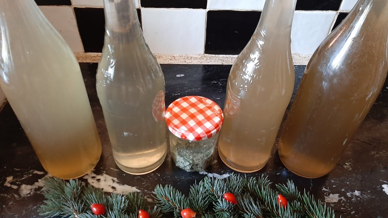 Boisson pétillante et sels de bains au sapin de Noël 🌲