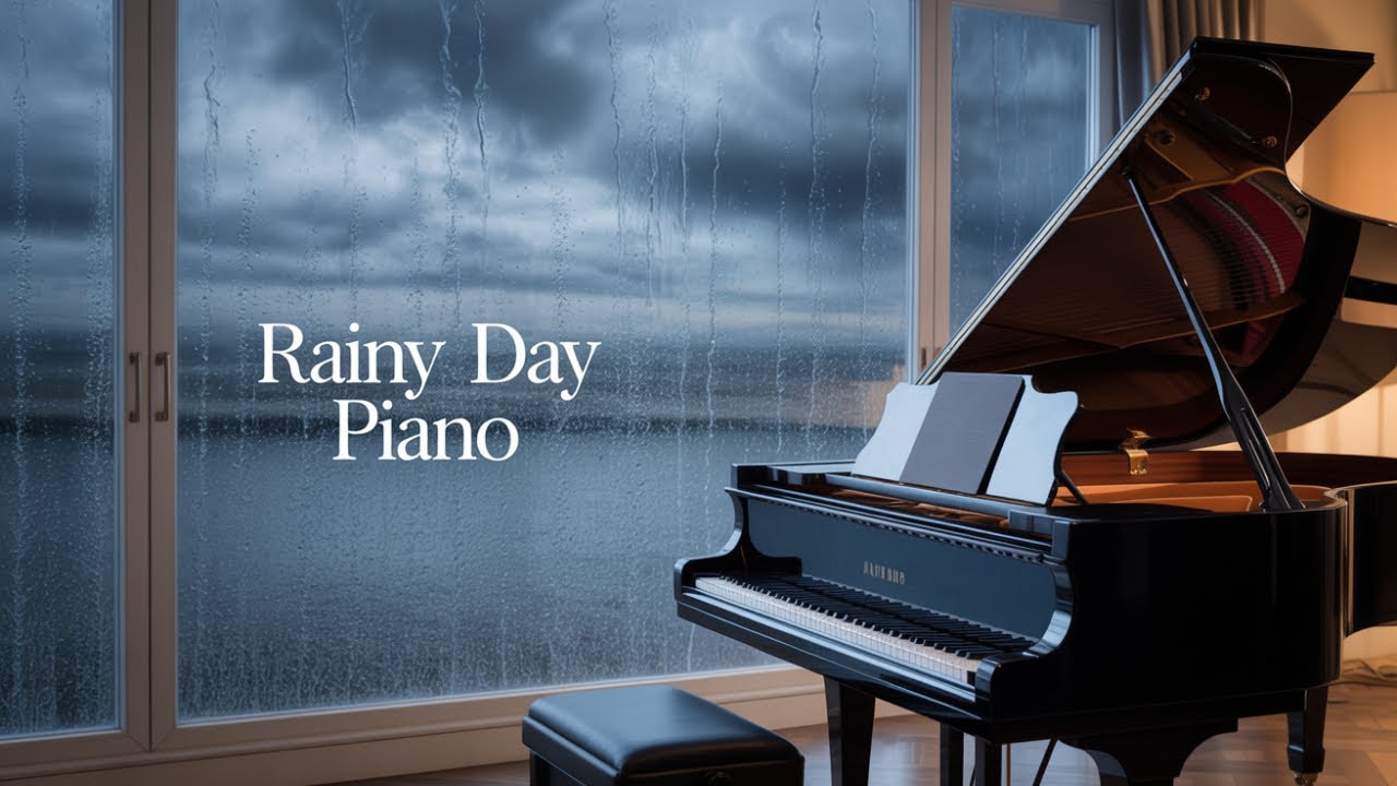 Misty Melodies: Sad Piano & Rain for Deep Relaxation