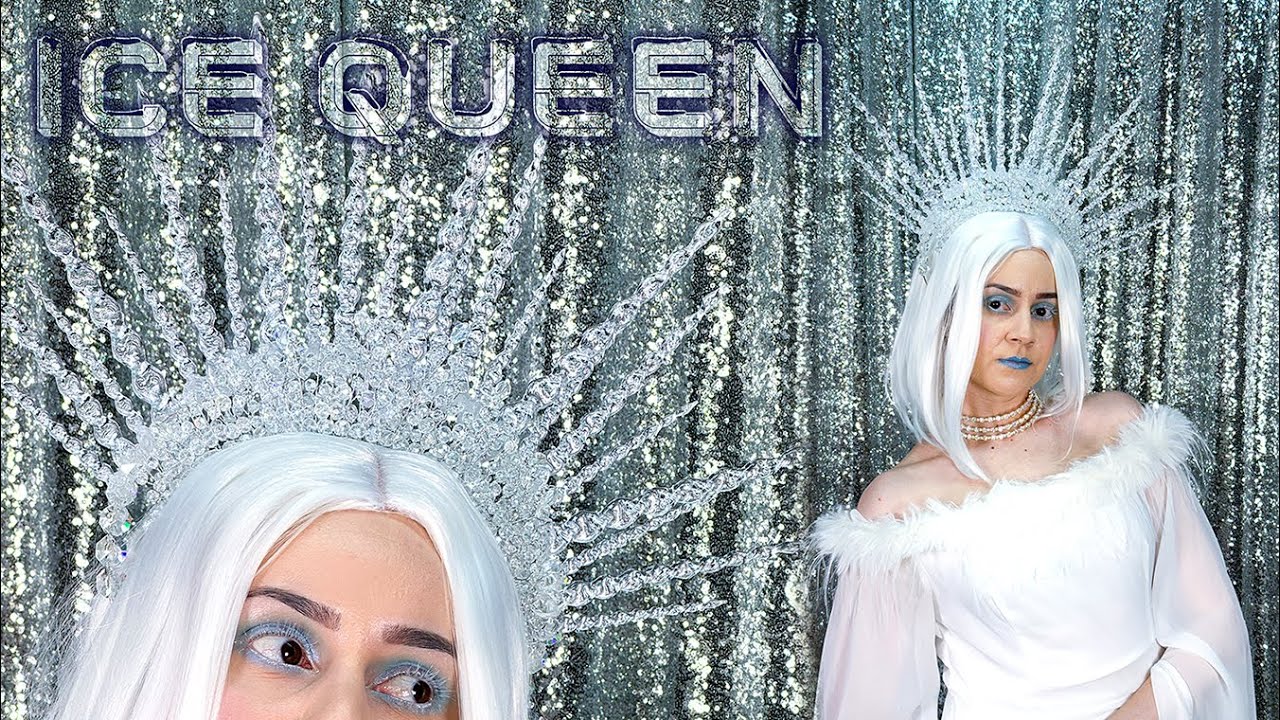 DIY ICE QUEEN ICICLE HALO CROWN || Lucykiins