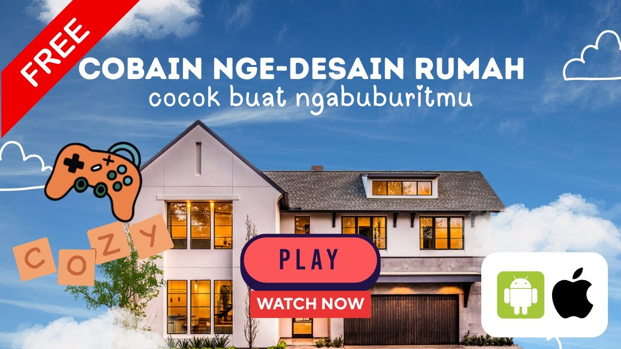 NGABUBURIT MAIN HOUSE FLIPPER IOS - COZY SATISFYING GAME