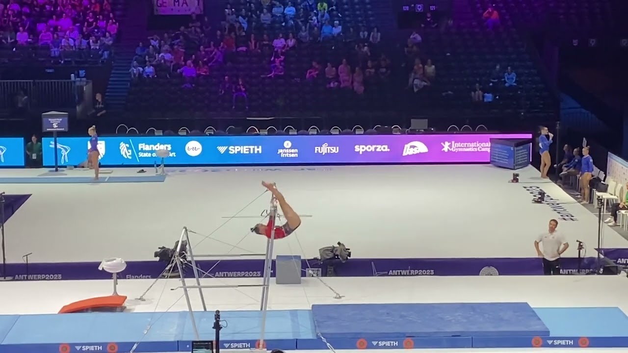 Anny Wu, Barren/Uneven Bars(Gymnastics World Championships 2023, 2023.10.02, , Antwerp, Belgium)