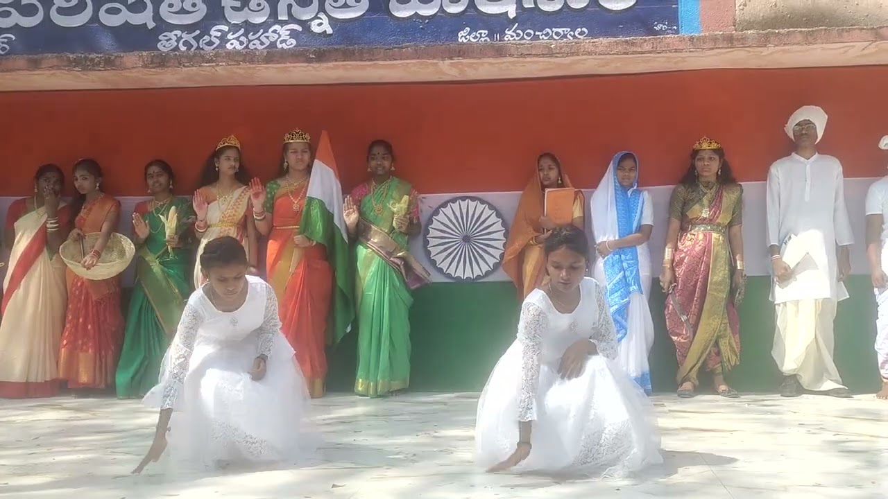 26 January 2025 Republic day celebration in PM SHRI ZPHS Theegalpahad, Mancherial
