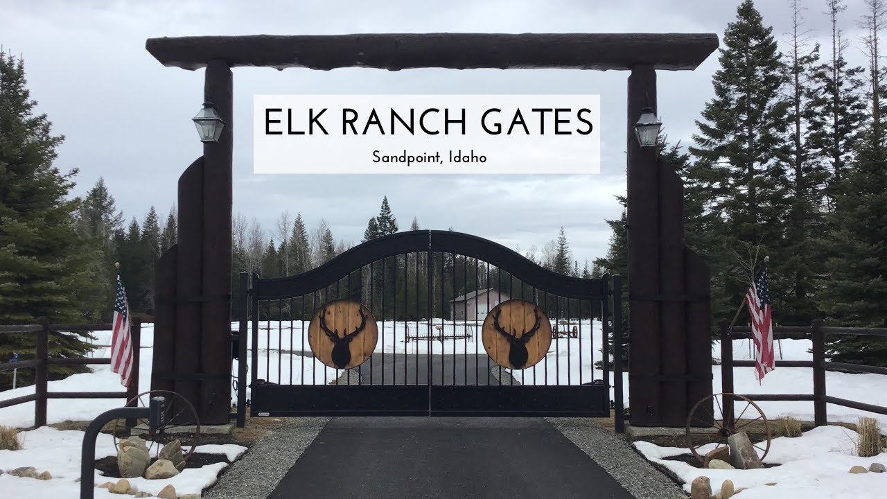 Aluminum Idaho Elk Ranch Gates