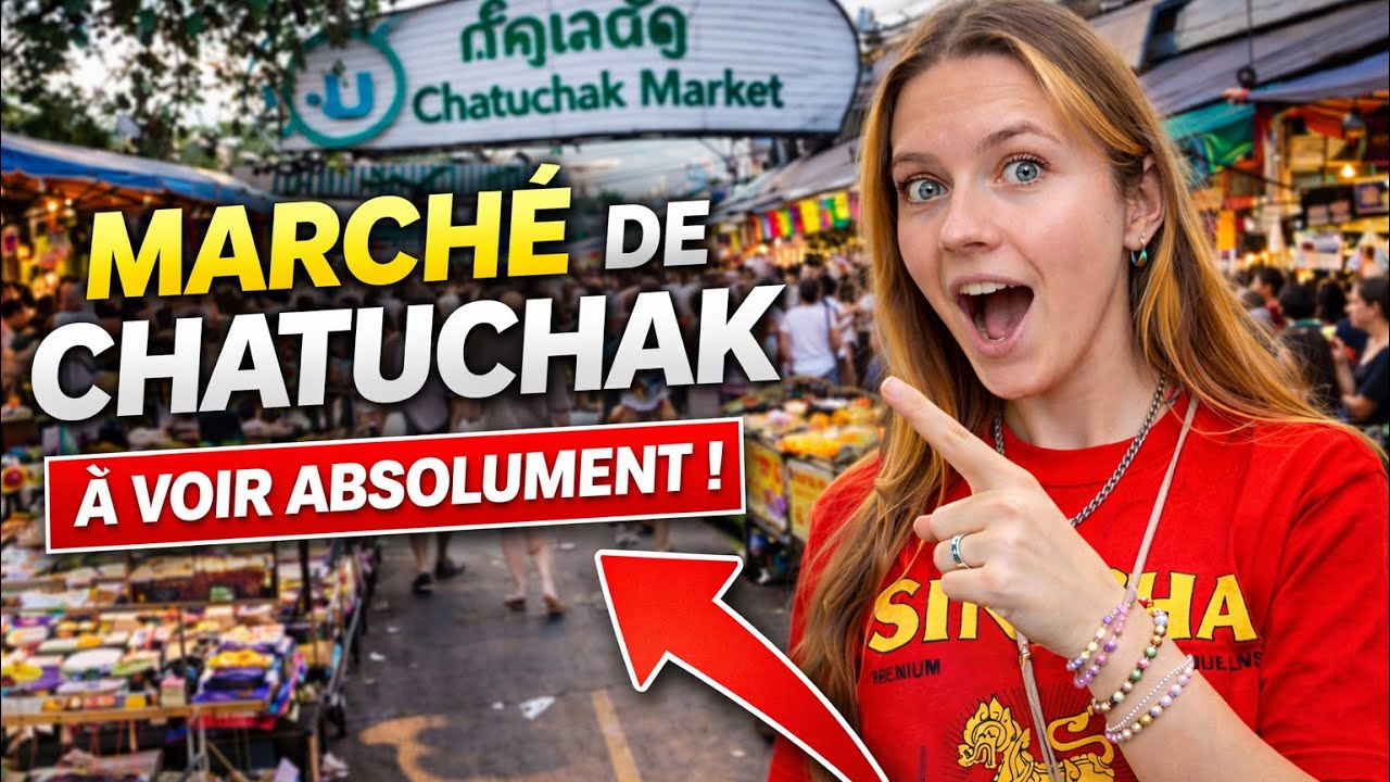 Découverte du marché de Chatuchak à Bangkok 🇹🇭 | Le plus grand marché de Thaïlande