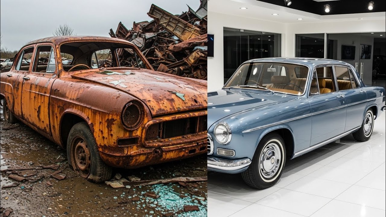  Extreme Car Restoration – Old vs New Transformation #car #carrestoration #viral #video 
