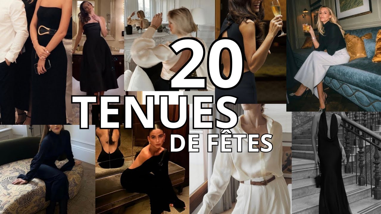 20 idées de tenues à porter pour les fêtes 🎄