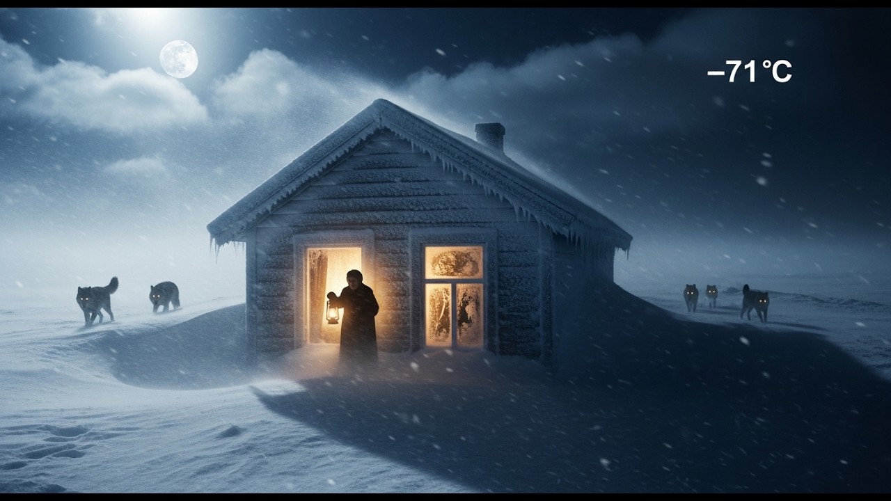 Wolves Came at Midnight Outside a 91 Year Old Widow’s Frozen house At -71 degree