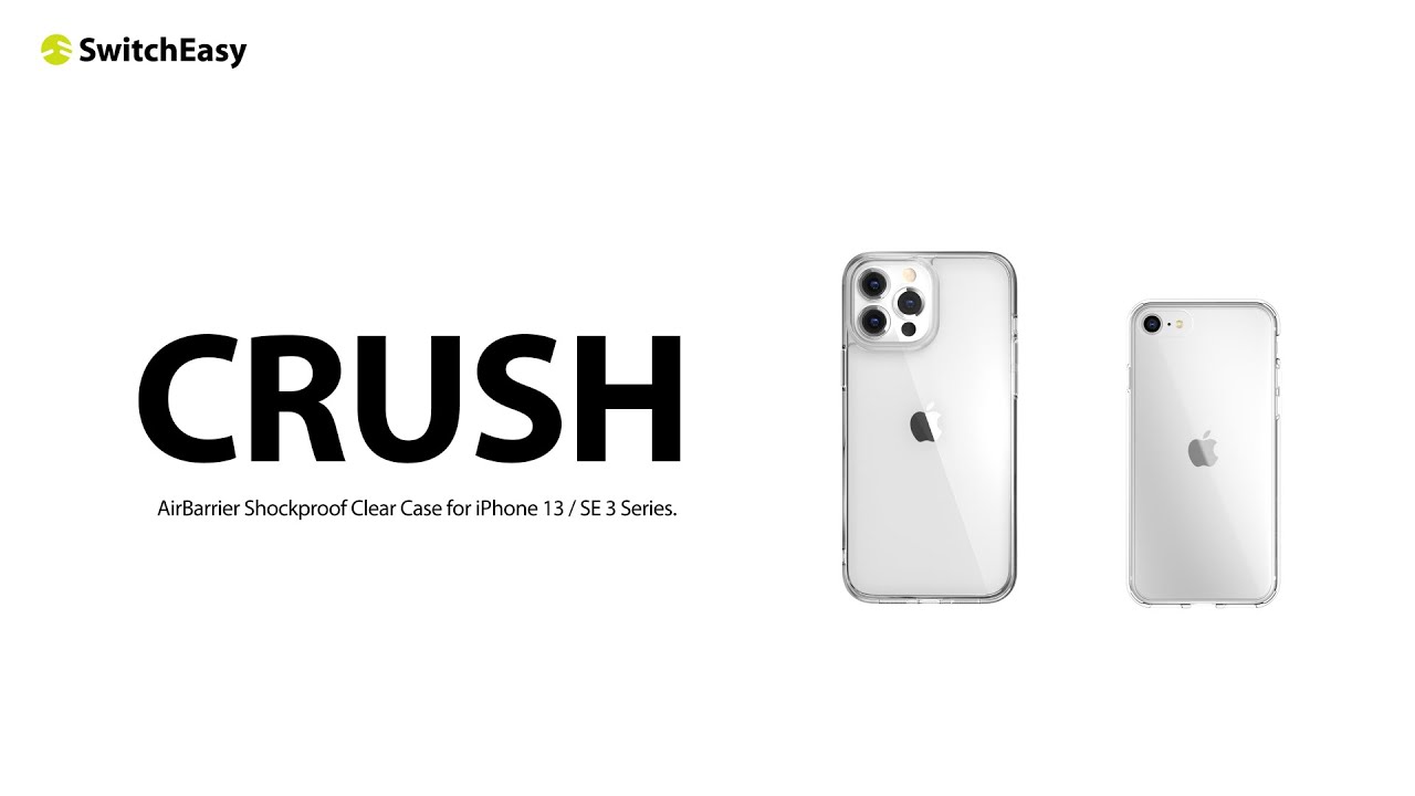 CRUSH AirBarrier Shockproof Clear Case for iPhone SE 3 2022 | SwitchEasy