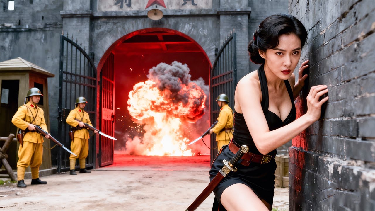 美女特務潛入日軍核心基地，救出戰俘順手炸毀敵軍據點！⚔️ 功夫 | Kung Fu | 武打 | 抗日