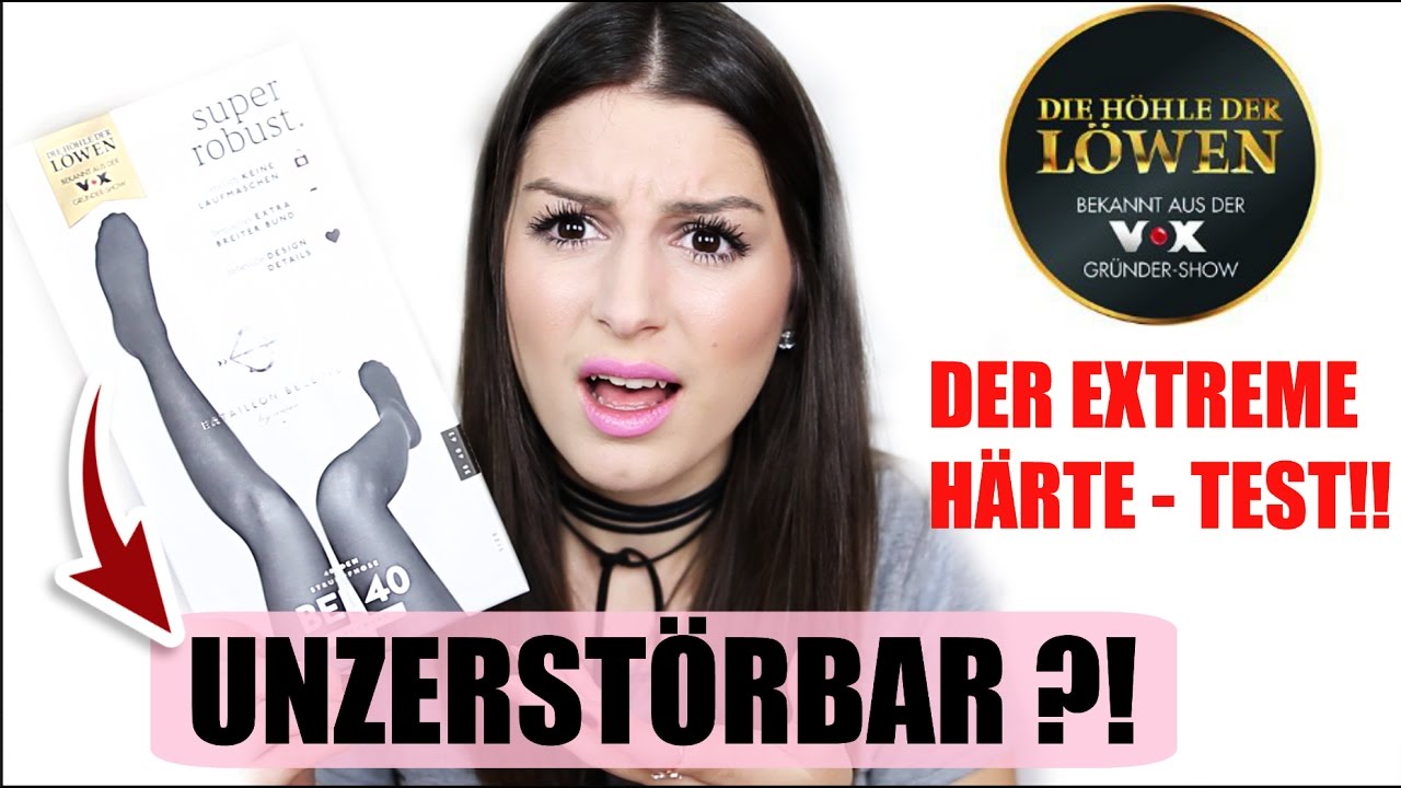 UNZERSTÖRBARE STRUMPFHOSE aus DIE HÖHLE DER LÖWEN - LIVE TEST l Sara Desideria
