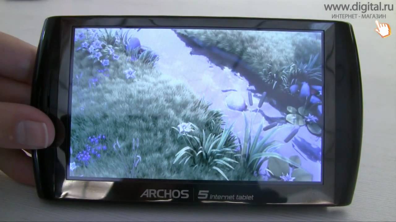 Видеообзор ARCHOS 5 internet tablet