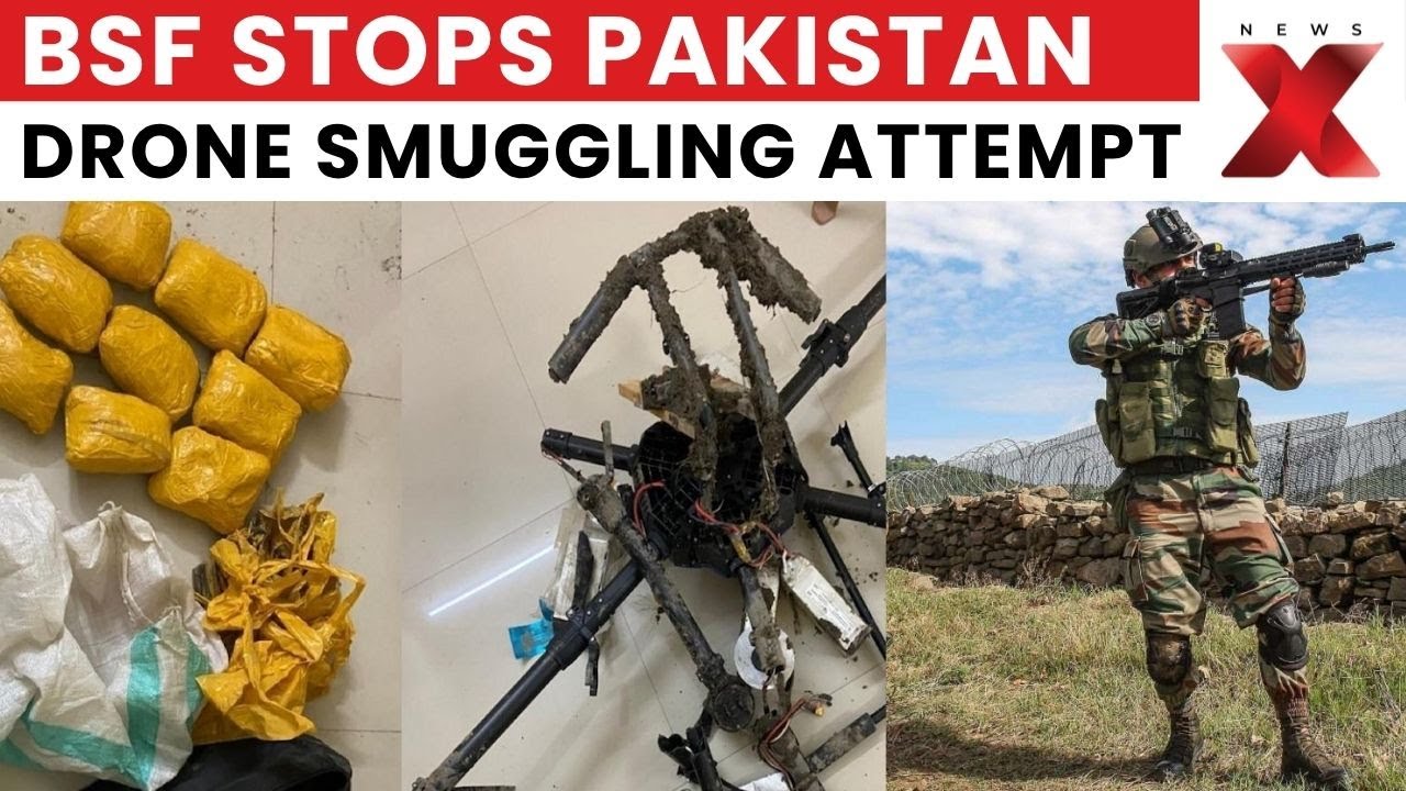 Major BSF Success: BSF Foils Pakistan Drone Narcotics Smuggling in J&K | NewsX