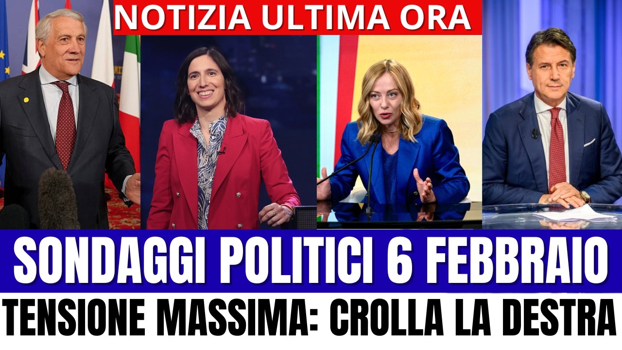 ULTIMO MINUTO: TREMA IL CENTRO DESTRA risultati SONDAGGI POLITICI SHOCK siamo nei guai? Chi vince?
