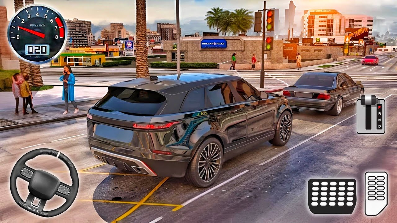 Realistic Car Driving Simulator 2025 - Driving School Simulator : EVO Game - Android Gameplay 