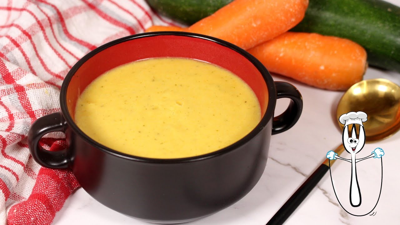 🍲🥕RIQUÍSIMA y SALUDABLE Crema de calabacín y zanahoria Thermomix🥕🍲 | Receta saludable con Thermomix