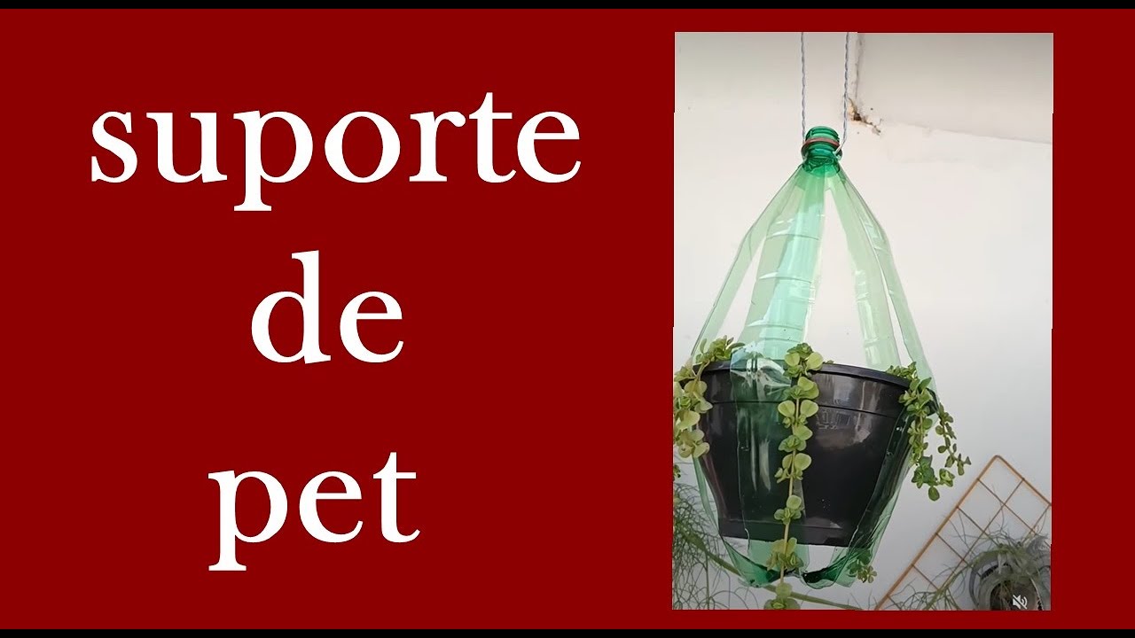 PENDURE em SUPORTE de GARRAFA PET