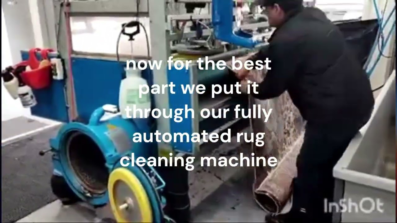 Our rug cleaning process mention video receive $20 off Offer