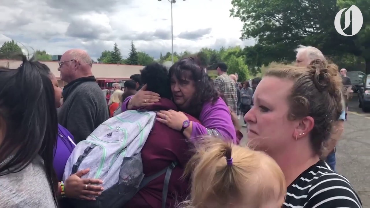 Armed gunman reported near Parkrose High School, students reunite with family