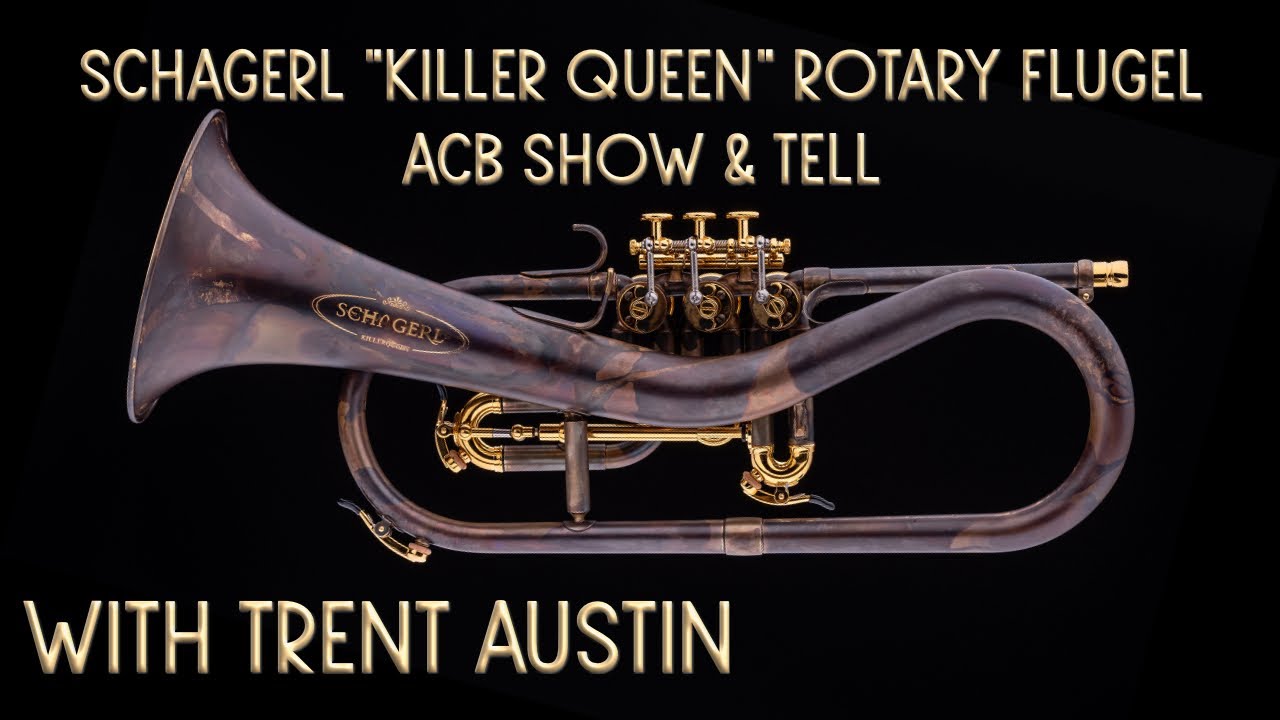 Amazing Schagerl Killer Queen Flugelhorn for sale at ACB! Show & Tell with Trent Austin
