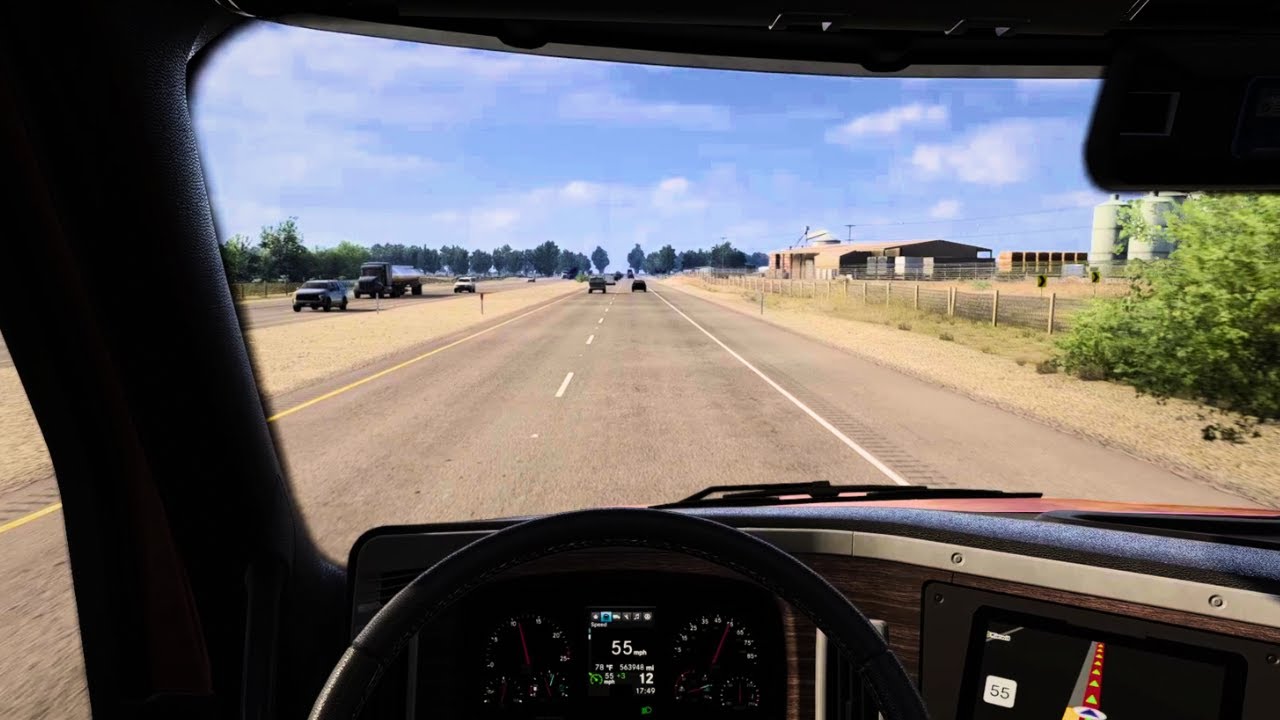 Calm Truck Drive Through California | Peaceful & Realistic | No Commentary | ATS