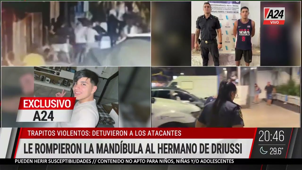 🔴 LE ROMPIERON LA MANDÍBULA AL HERMANO DE DRIUSSI