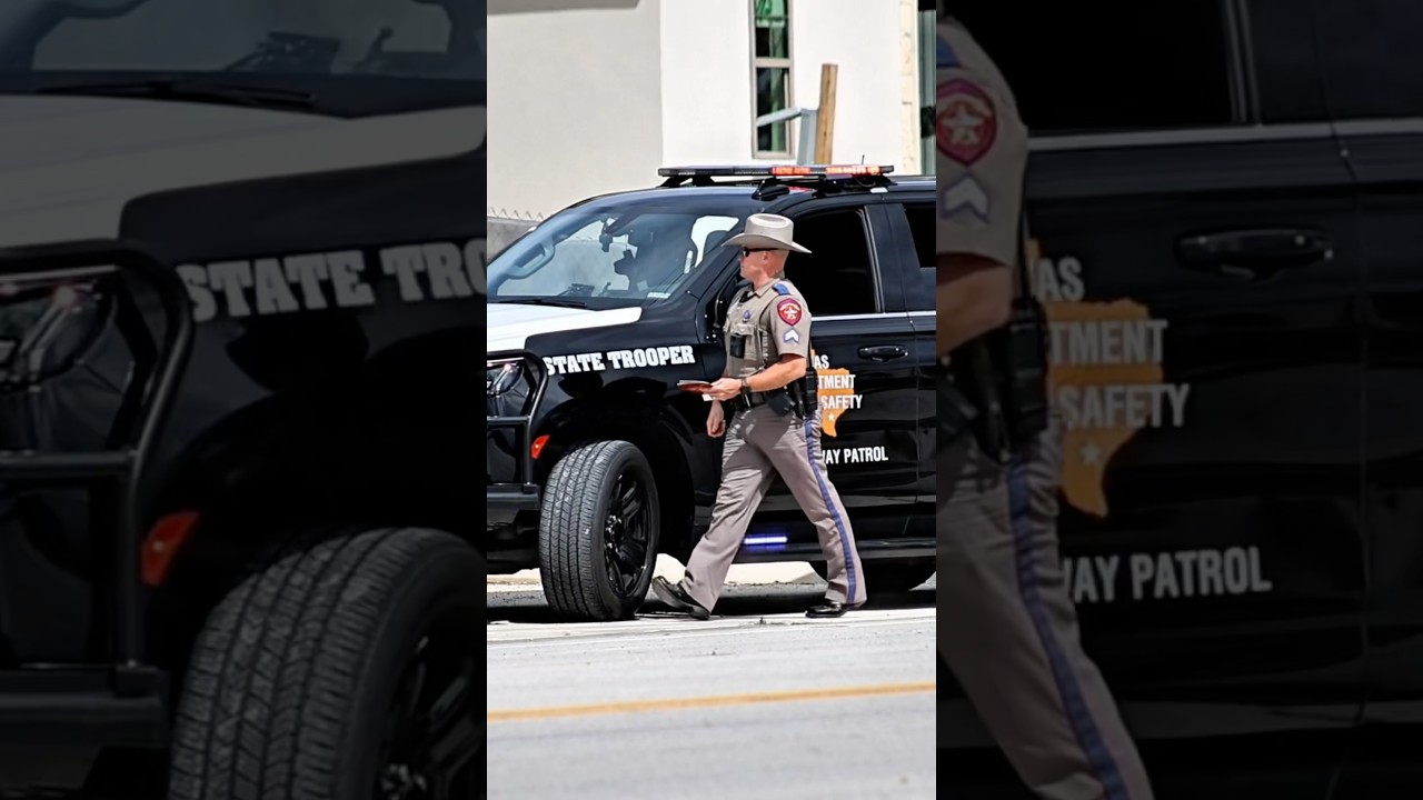 Texas State Trooper Tahoe Traffic Stop