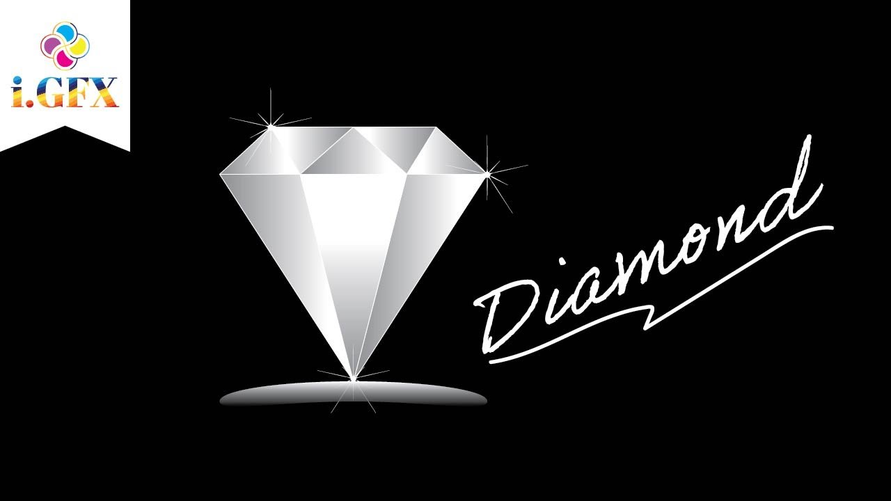 Diamond Logo | How to make diamond in illustrator