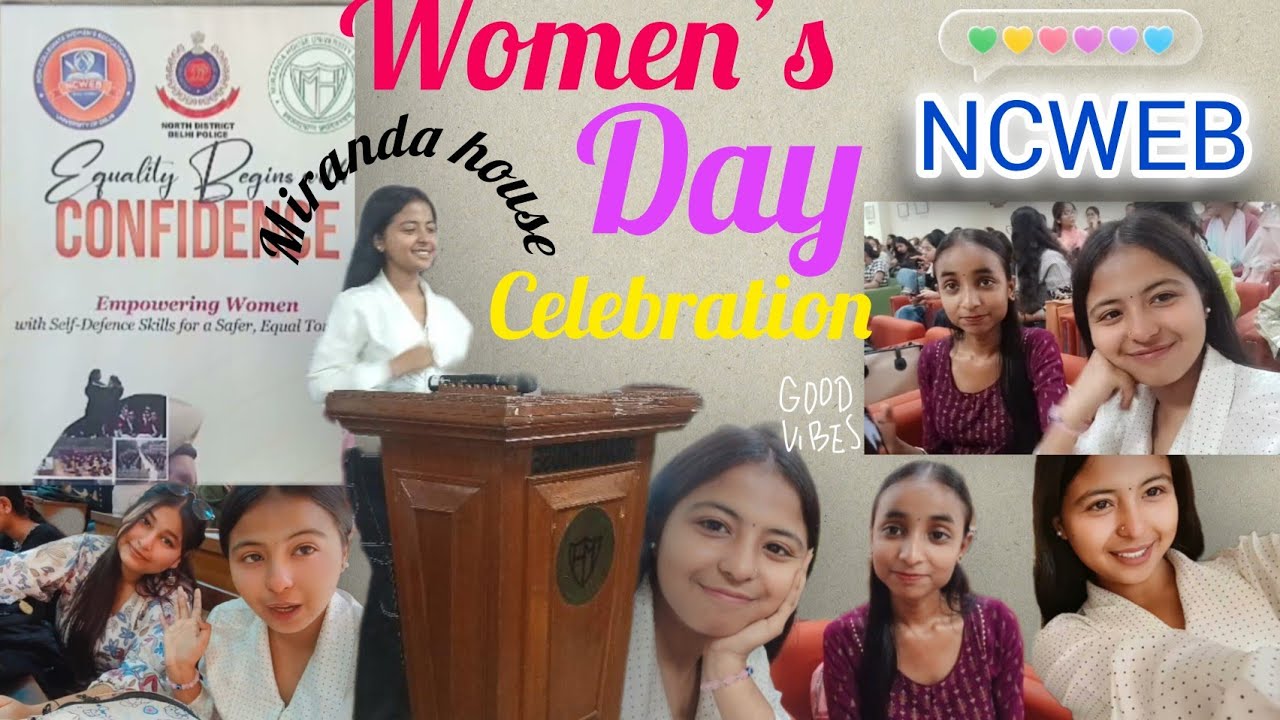 Women’s Day Celebration at Miranda house NCWEB College💃✨ |#WomensDay #InternationalWomensDay2026 