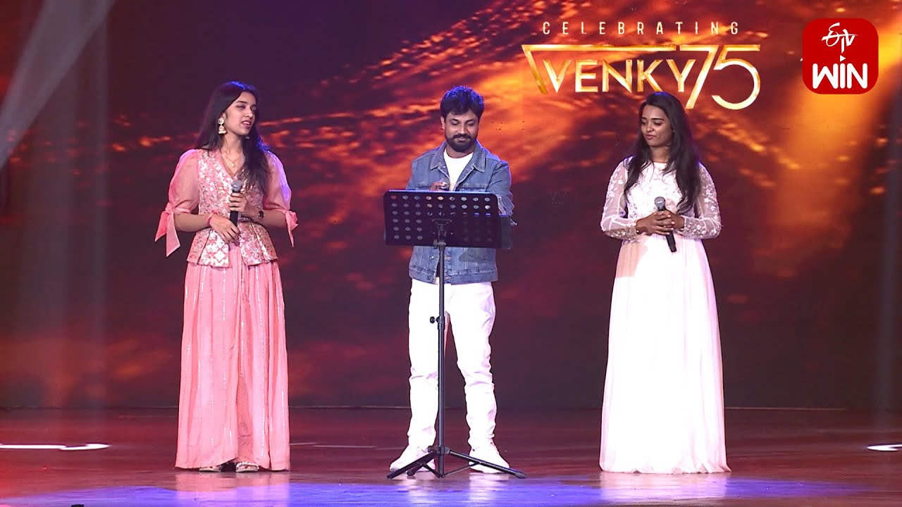 Venkatesh Songs - Dhanunjay & Team Performance | Venky75 Celebrations | ETV Telugu