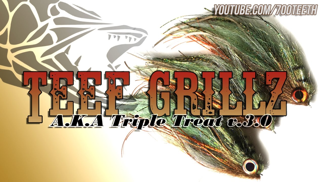 Tying the Teef Grillz (Tripple treat v.3.0) pike fly tutorial