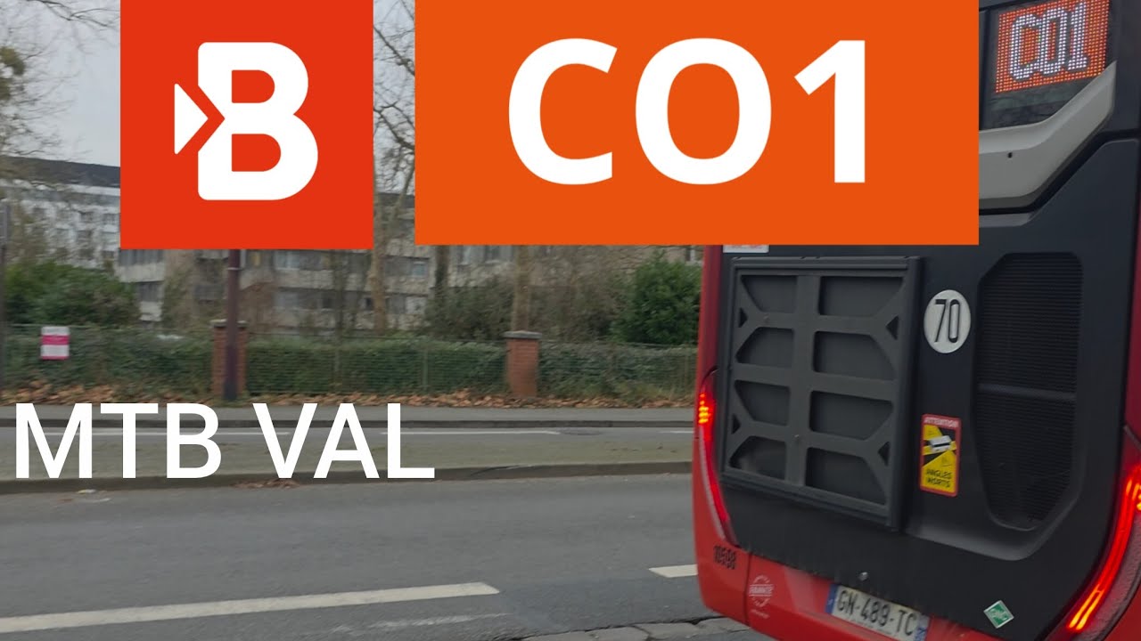 Bus ligne CO1 trajet complet avec le bus Iveco Urbanway 12 Cursor 9 n°10598