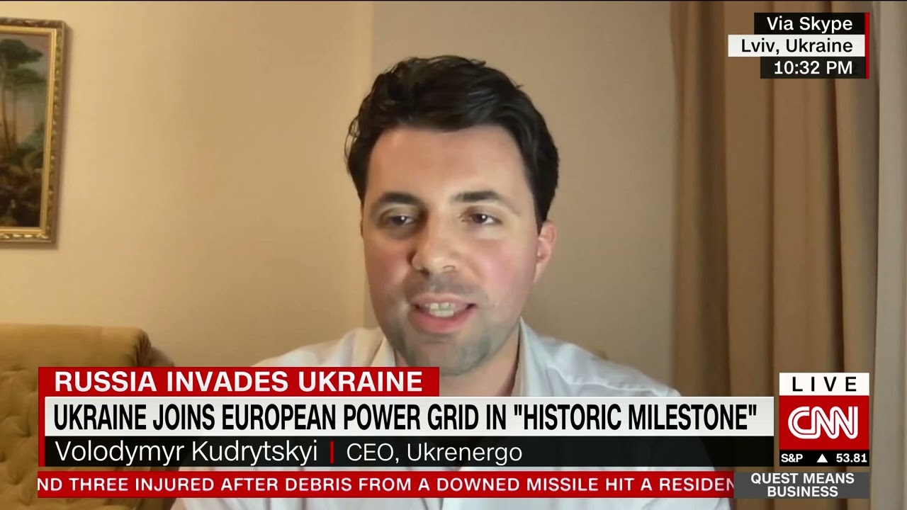 Ukraine joins European power grid in 