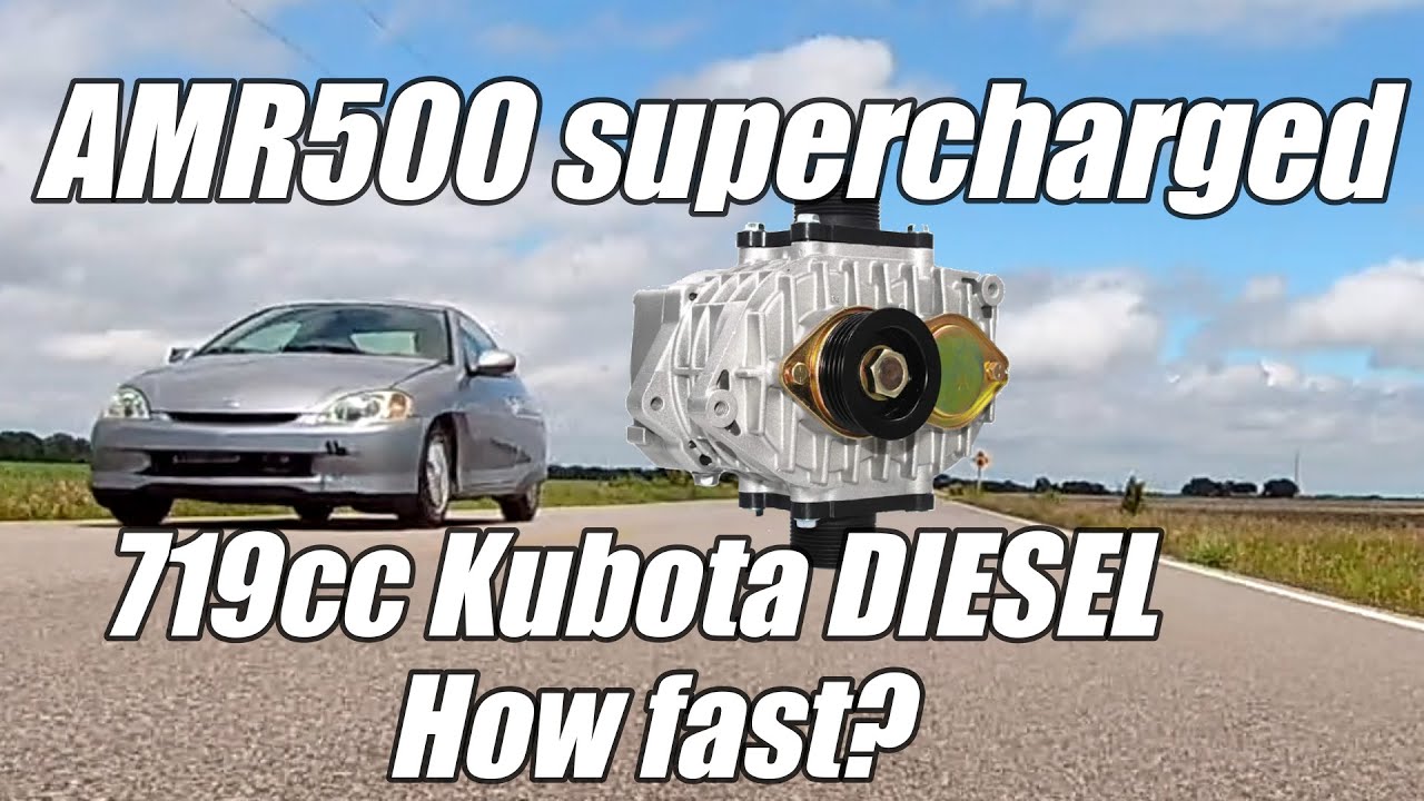 S4 E9. We fix and road test the AMR500 supercharged Kubota diesel powered Honda
