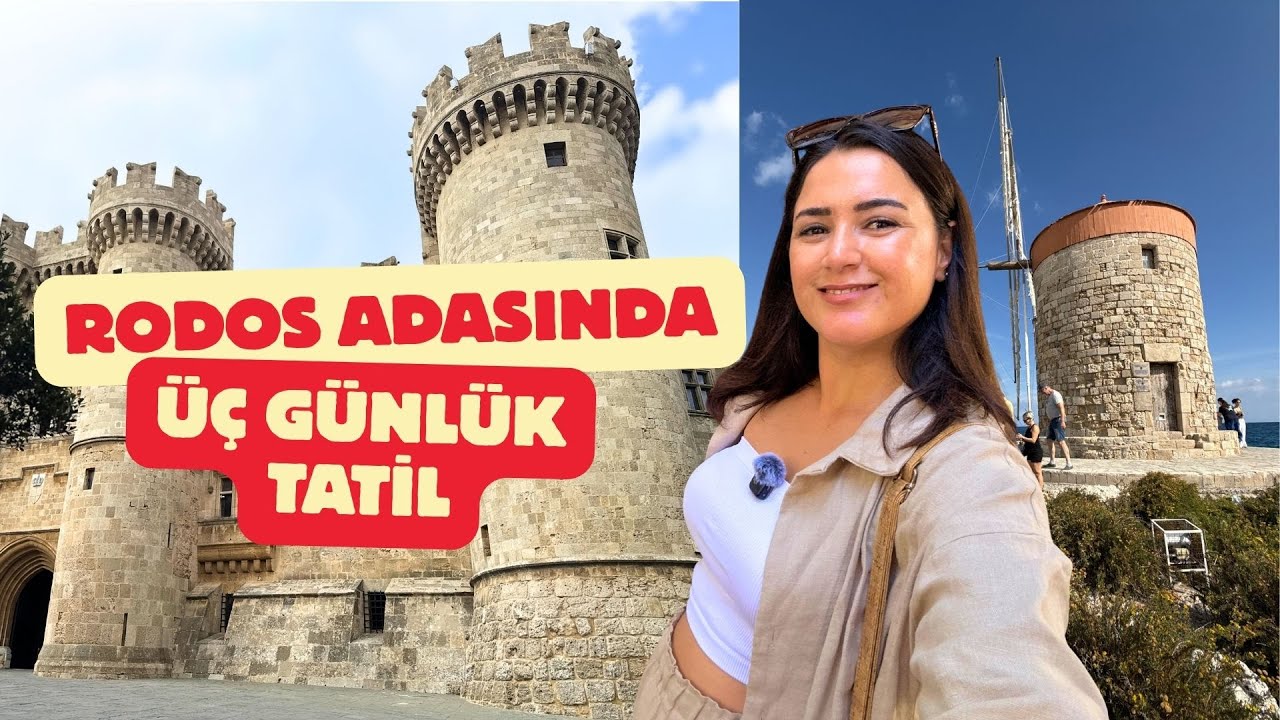 RODOS ADASI | RODOS ISLAND ÜÇ GÜNLÜK GÜNDÜZLÜ GECELİ TATİL | RODOS'U BİRLİKTE YENİDEN KEŞFEDELİM