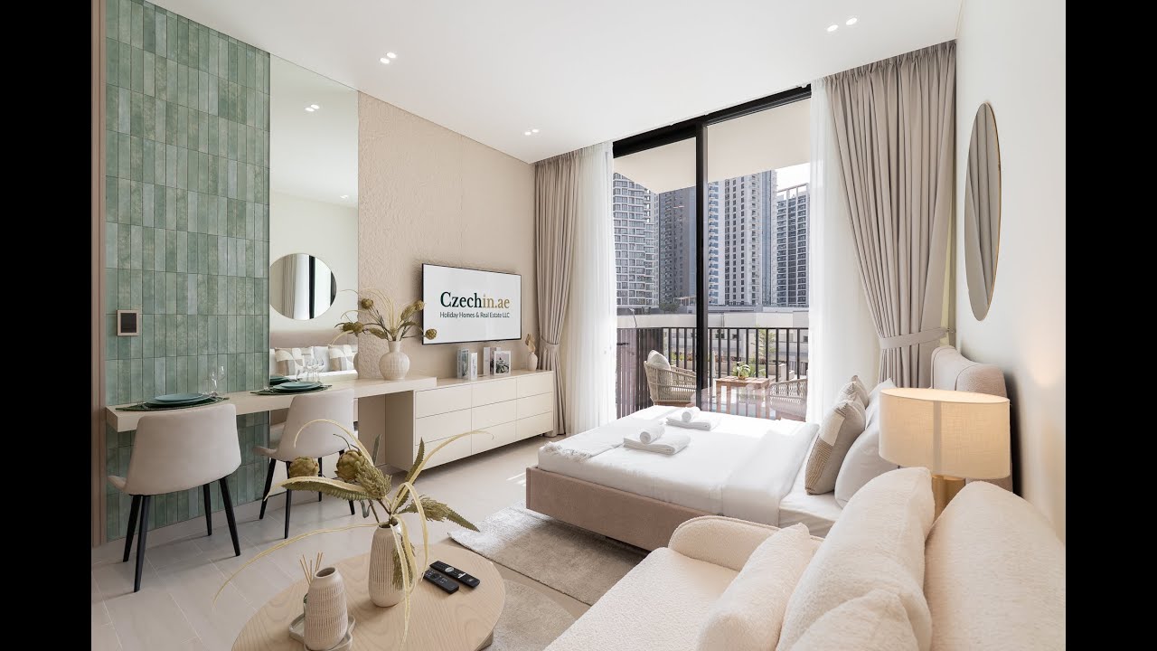 🏙️ Boutique Studio Living | Binghatti Aurora | JVC Dubai 🏡