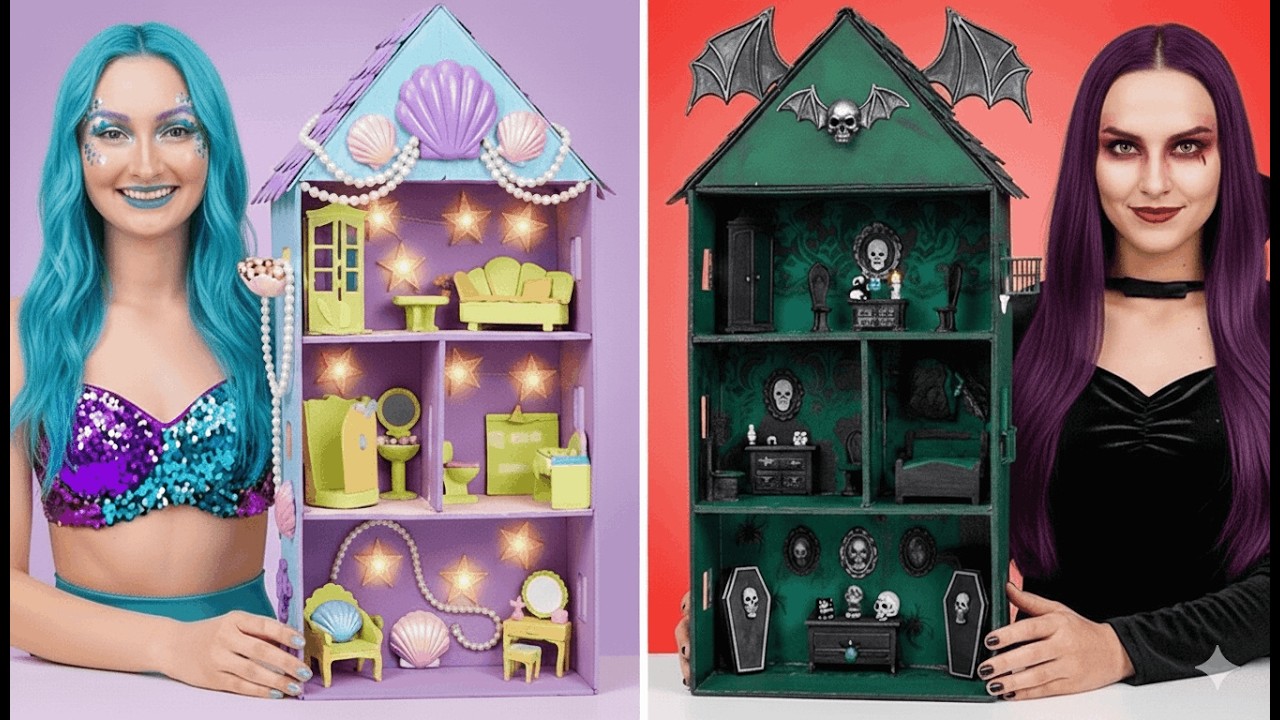 Уродливая русалка становится вампиром! Потрясающие советы и лайфхаки по красоте