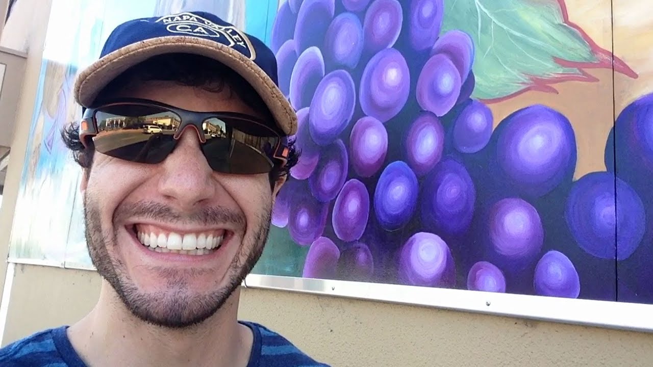 Overly Excited Tourist Gets A Taste Of Wine Country