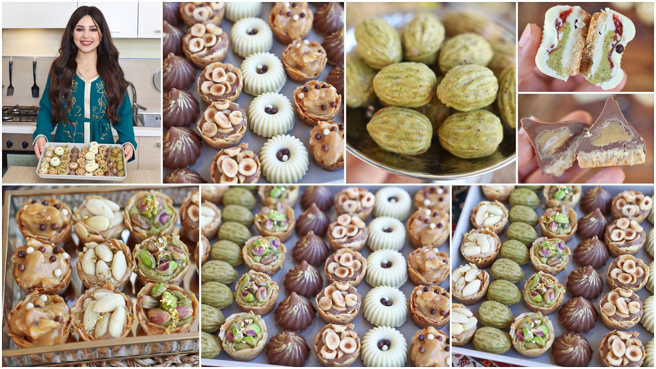 حلو العيد 2026🌙مينيارديز تونسي بأذواق وأشكال متنوعة بأدق التفاصيل أسهل حلو تونسي راقي لمناسباتكم❤️