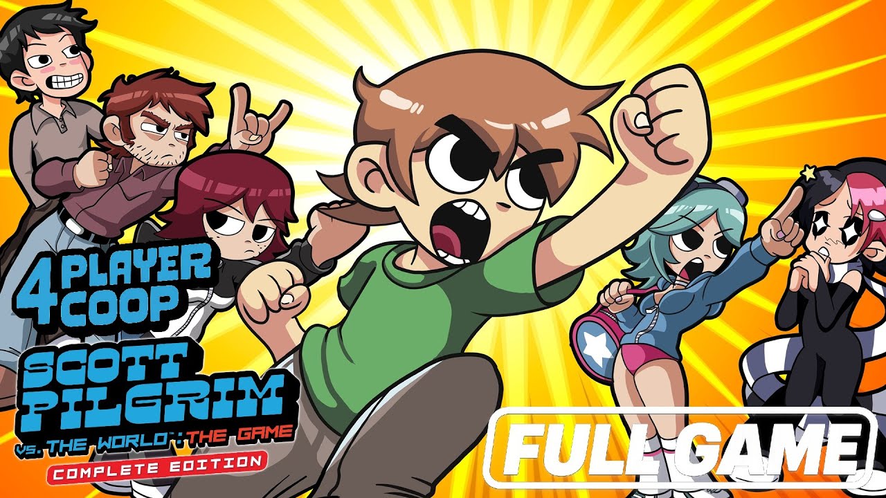 Scott PIlgrim vs The World Complete Edition Gameplay Walkthrough Full Game PC 4 Player Co-Op