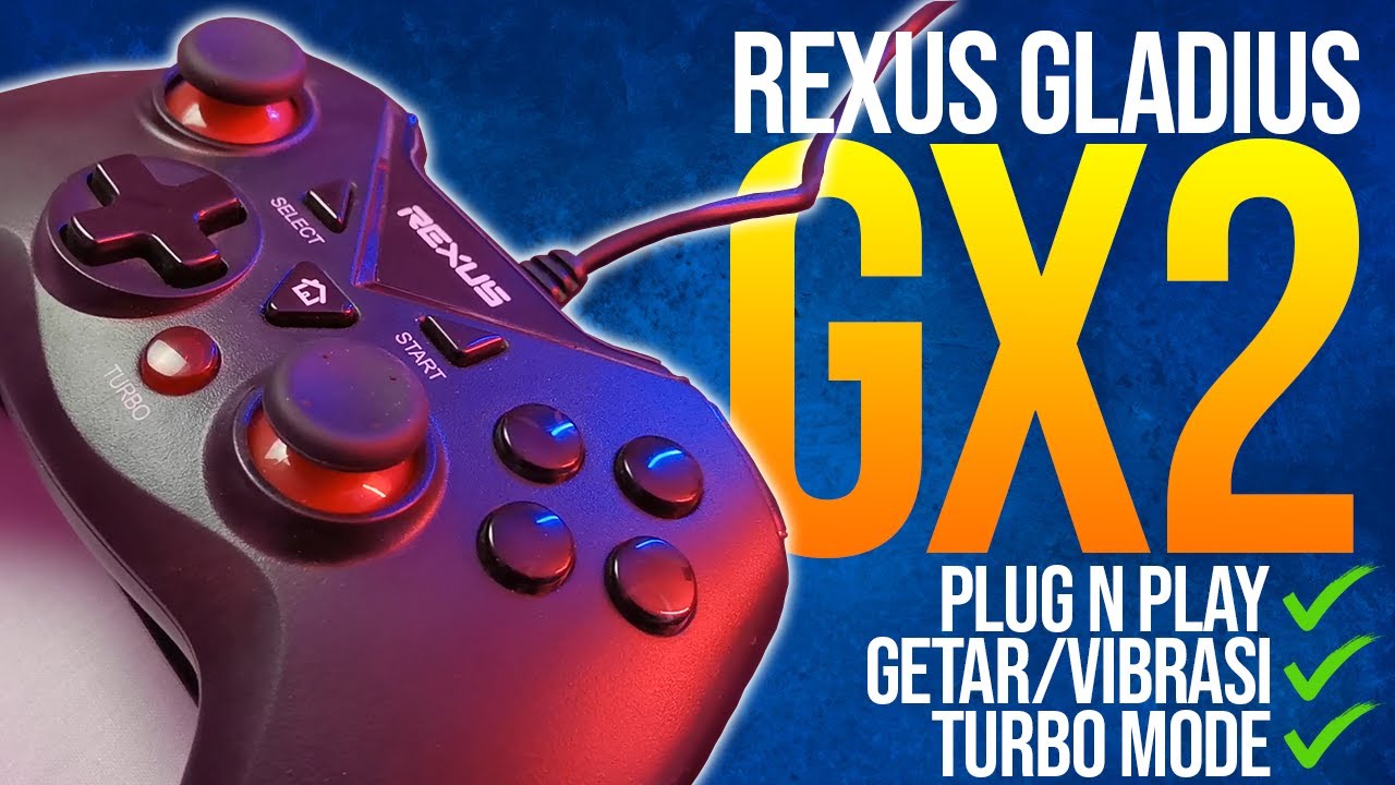 Controller budget PLUG N PLAY! + GETARRRRRRR - REXUS GLADIUS GX2