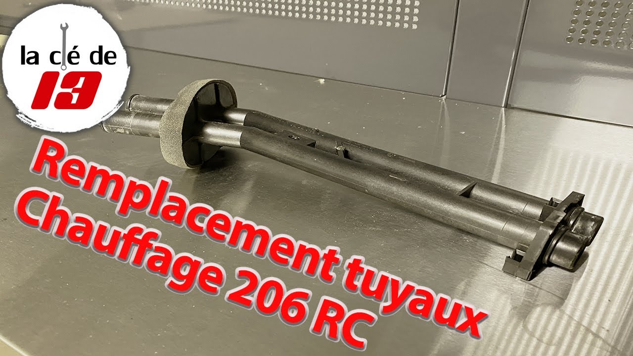 Remplacement tuyaux de chauffage 206 RC