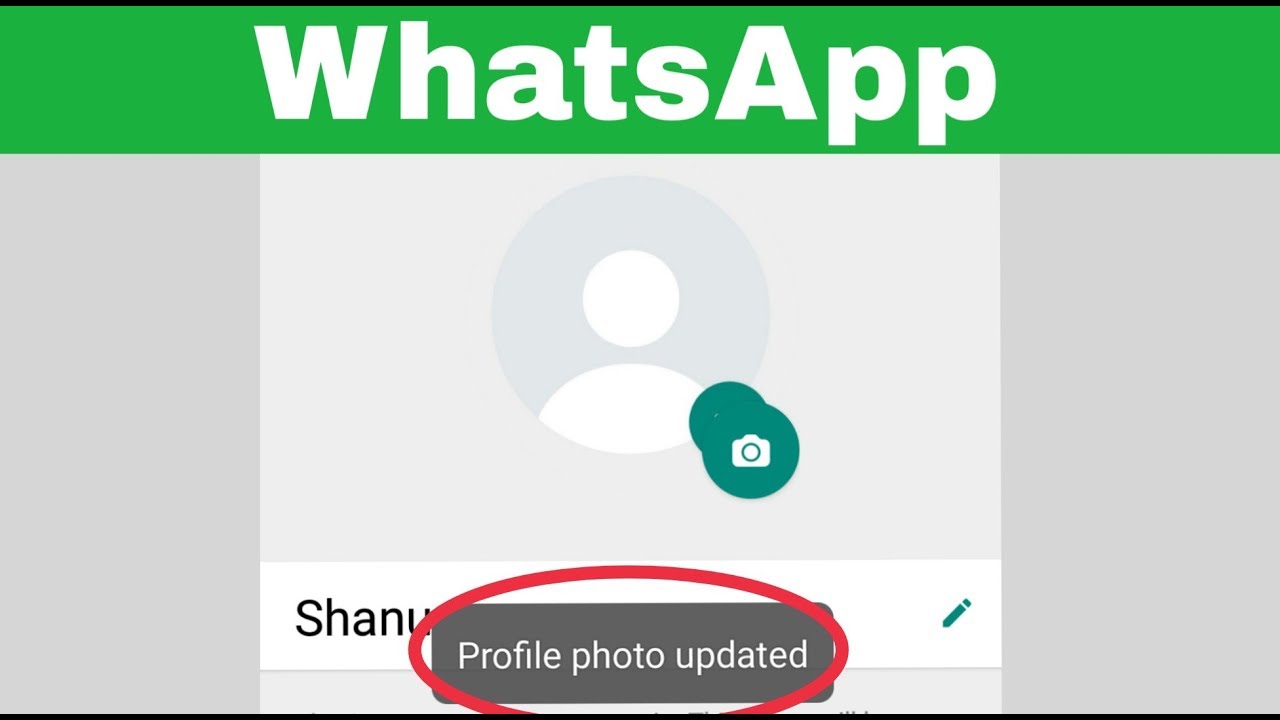 How To Change WhatsApp Profile || How To Updated Profile Photo in WhatsApp