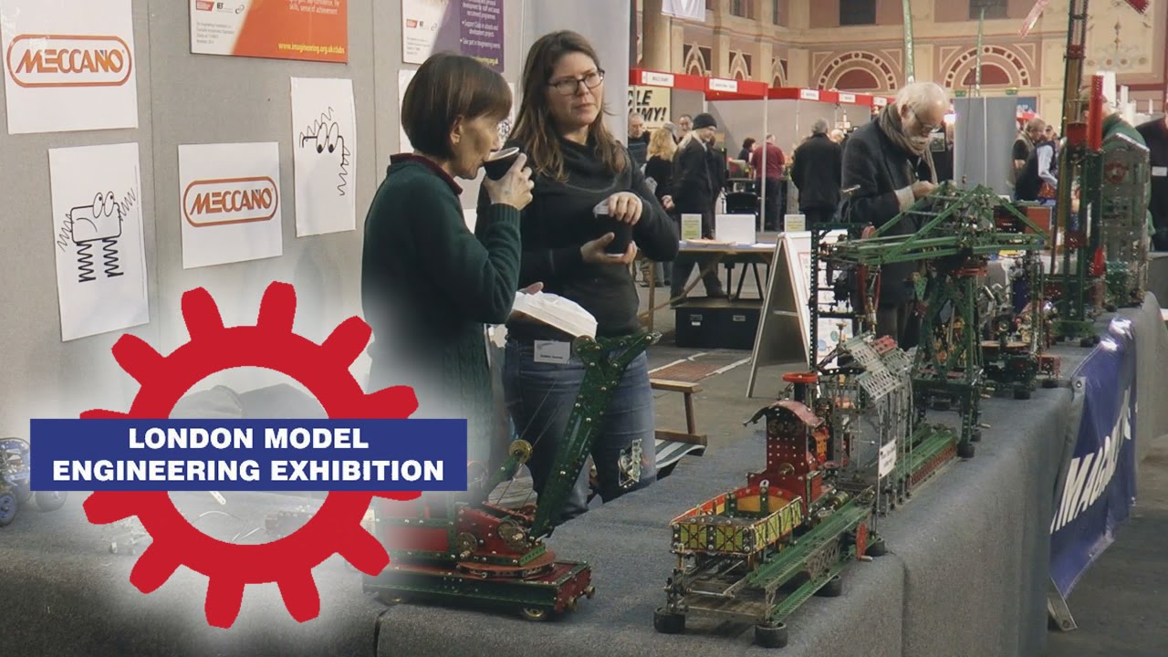 Michael Denny's Meccano Models at the London Model Engineering Exhibition 2016