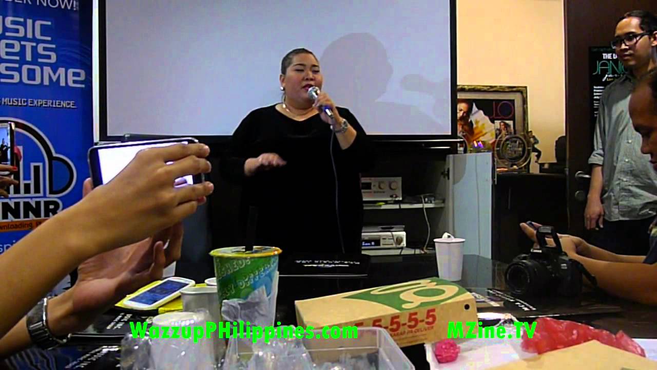 the Voice of the philippines singer Janice Javier blogcon for album and concert on july 4 part 1