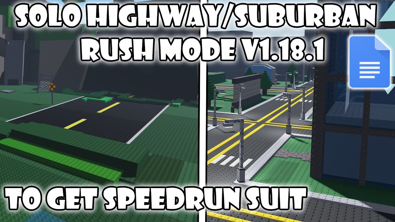 Solo Rush Speedrun Suit | World Tower Defense V1.18.1