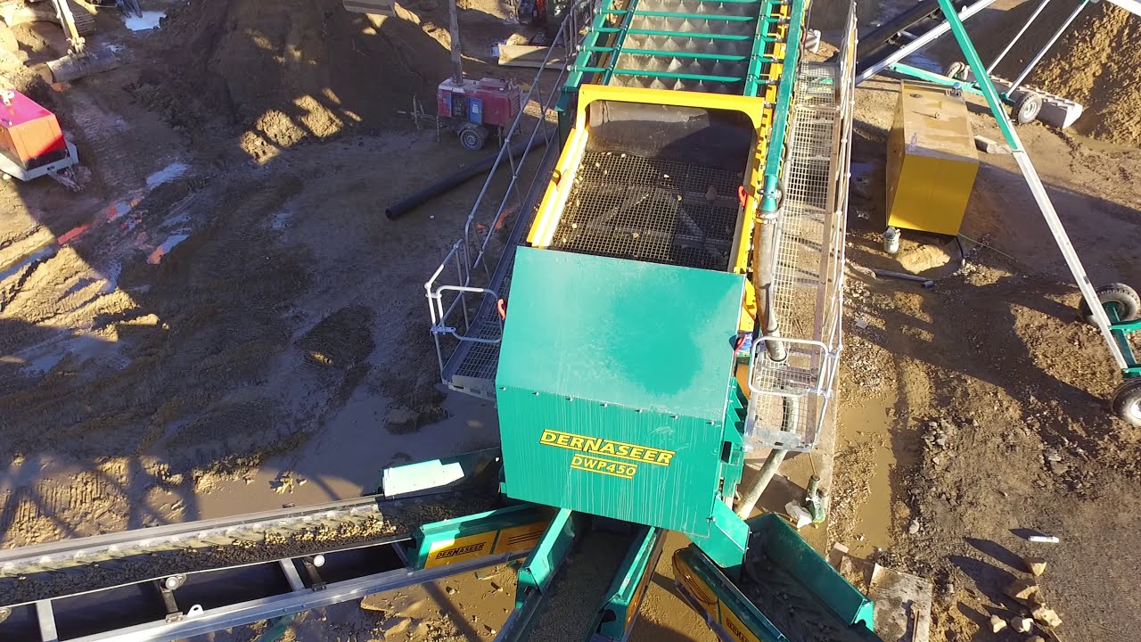 Dernaseer DWP450 Mobile Washing Plant