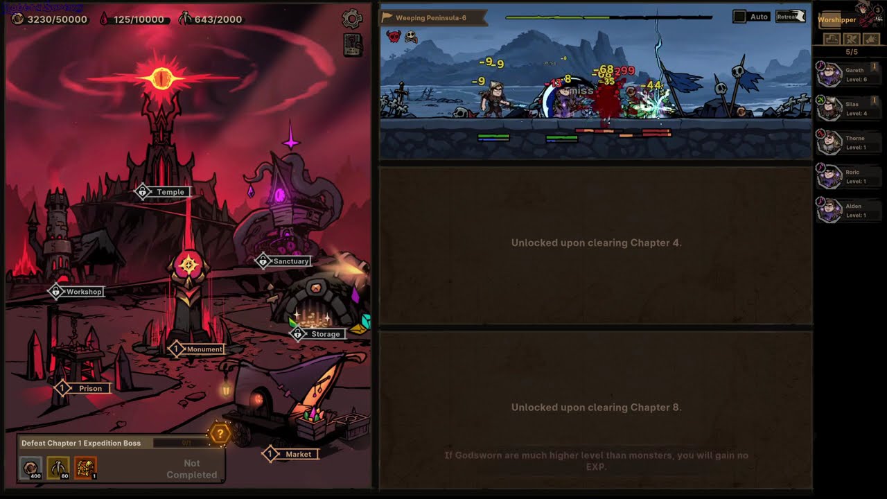 Path of Idle Old Gods Rising gameplay - GogetaSuperx