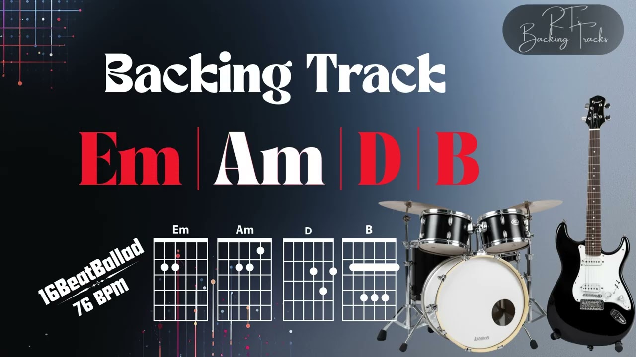 16BeatBallad BACKING TRACK Em Minor