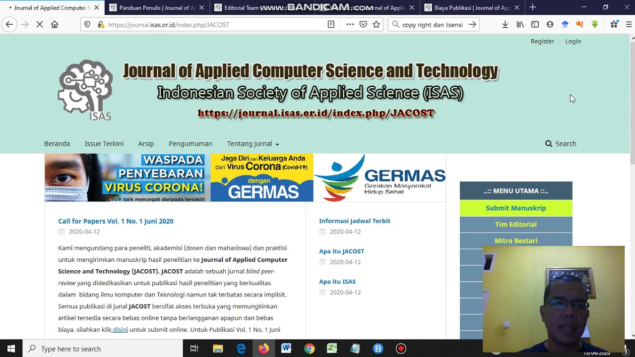 9. Seri Tutorial OJS 3 : Panduan Submit Manuskrip oleh Author [Tata Kelola Jurnal Part 1]