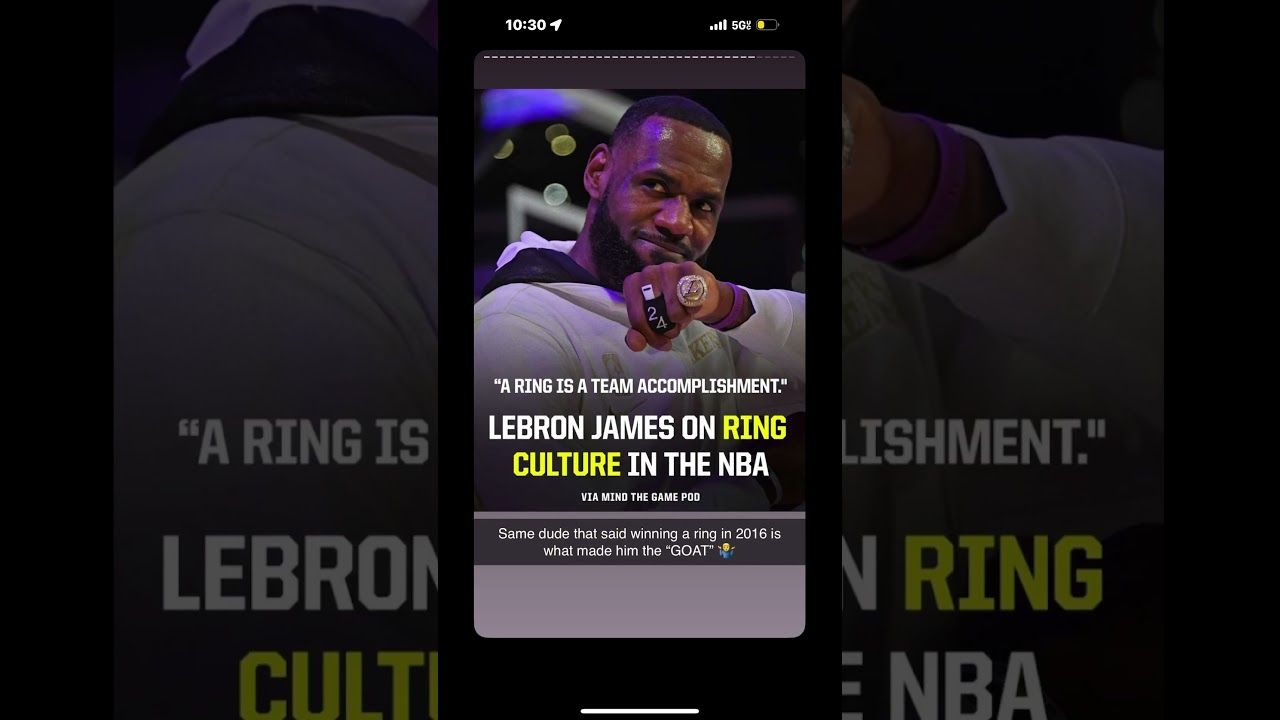 LeBron ring  